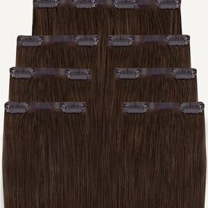 Elegant Dark Brown Hair Extensions